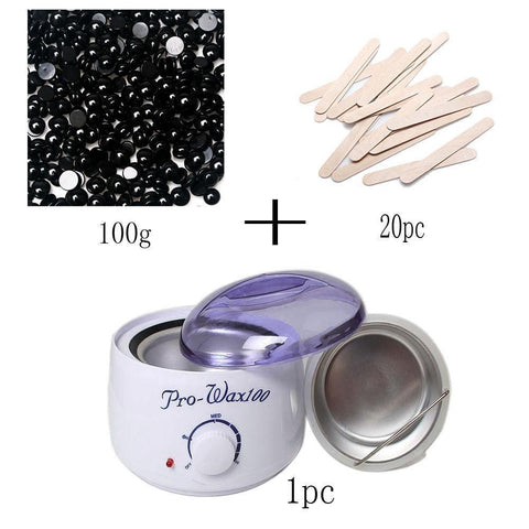 Hot Wax Heater + 100 gms beans + wiping sticks (50% Savings)-Paww-Printz-Merchandise